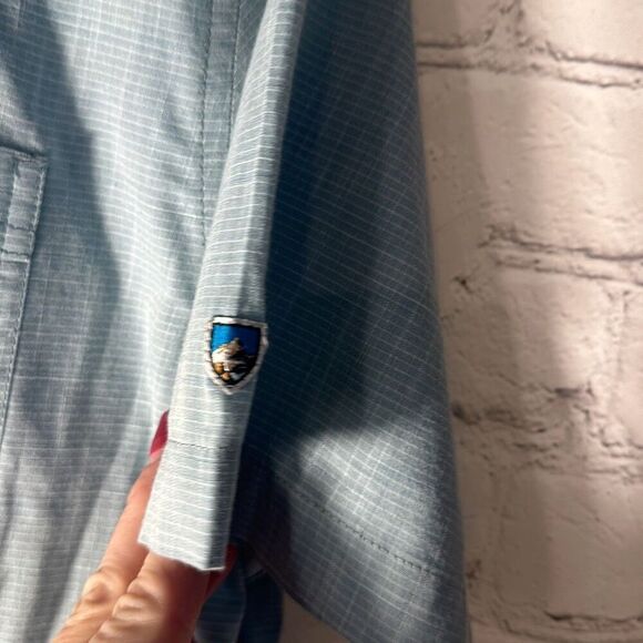 Kuhl Karib Stripe Button Down Shirt Mens S Small Outdoor Hiking style 7460 - Picture 4 of 11